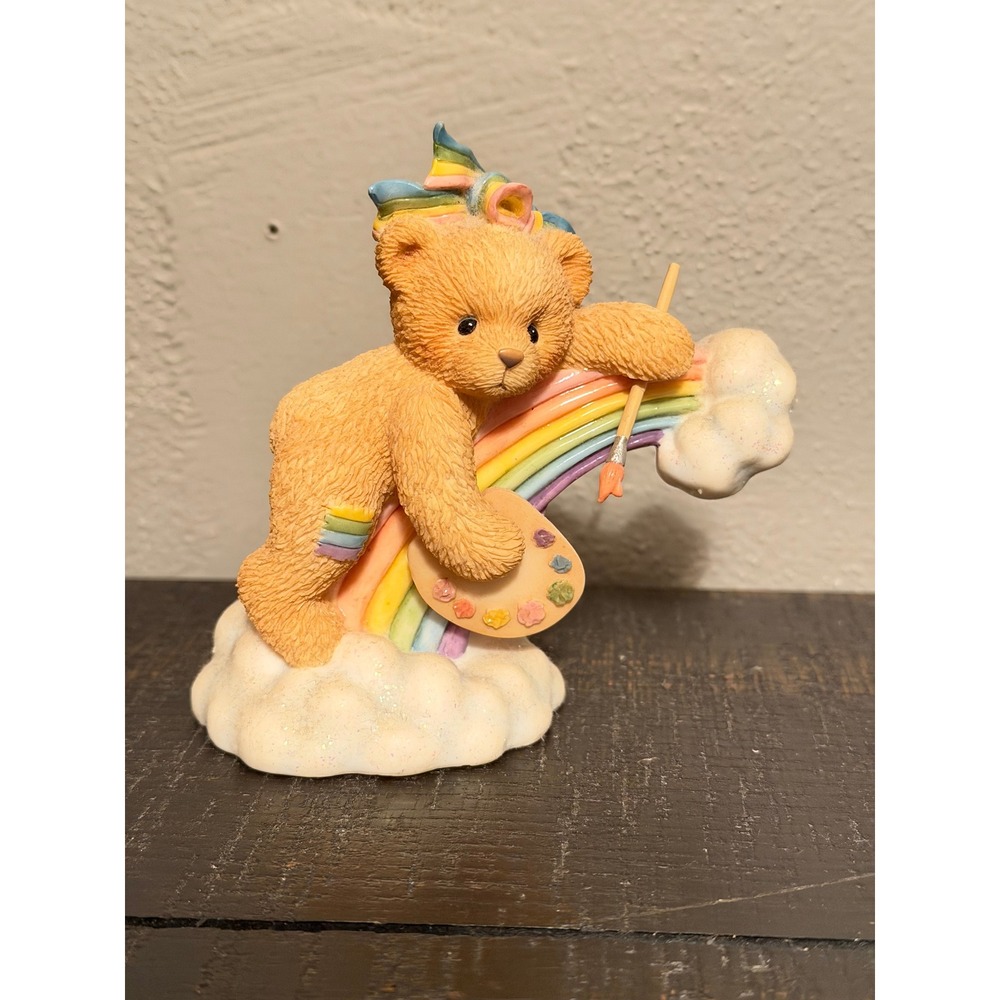 Cherished Teddies Ellen You Color My Rainbow Figurine 302775 Priscilla Hillman